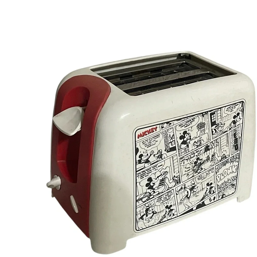 VillaWare V55203 Mickey's Funnies Toaster, Red/White Disney